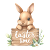 Easter Time Party Design - DTF Ready To Press - DTF Dallas