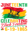 Juneteenth Celabrating Design - DTF Ready To Press - DTF Dallas