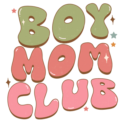 Boy Mom Club Design - DTF Ready To Press - DTF Dallas