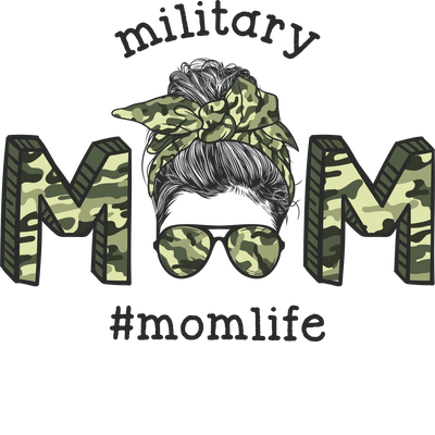 Military Mom DTF Design - Ready to Press V1 | DTF Dallas - DTF Dallas