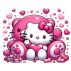 Hello Kitty - Valentine's Day Teddy Bear Design | DTF Dallas - DTF Dallas