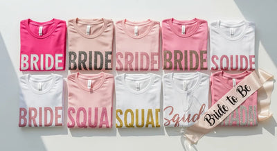 Bachelorette + Bridal Party DTF Transfer Volume Math: The 8-to-30 Shirt Drop Playbook - DTF Dallas