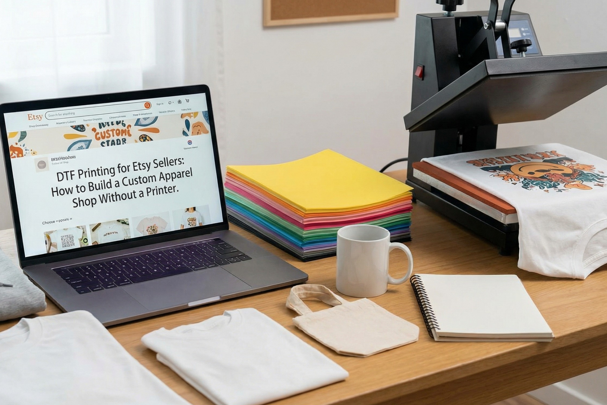DTF Printing for Etsy Sellers: How to Build a Custom Apparel Shop Without a Printer