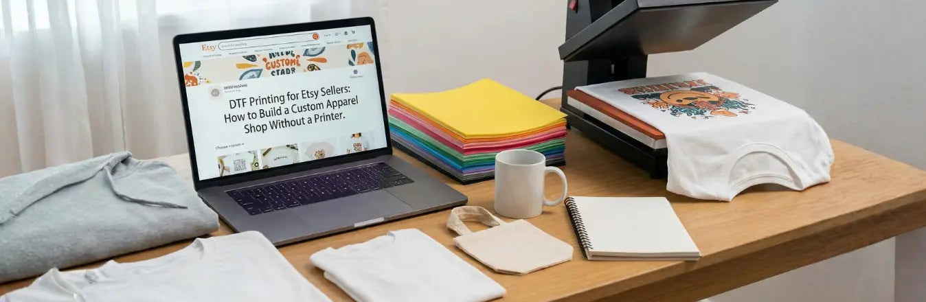 DTF Printing for Etsy Sellers: How to Build a Custom Apparel Shop Without a Printer - DTF Dallas
