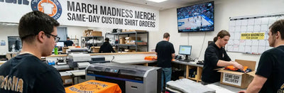 March Madness Merch: How to Turn Tournament Season Into Same-Day Custom Shirt Orders - DTF Dallas