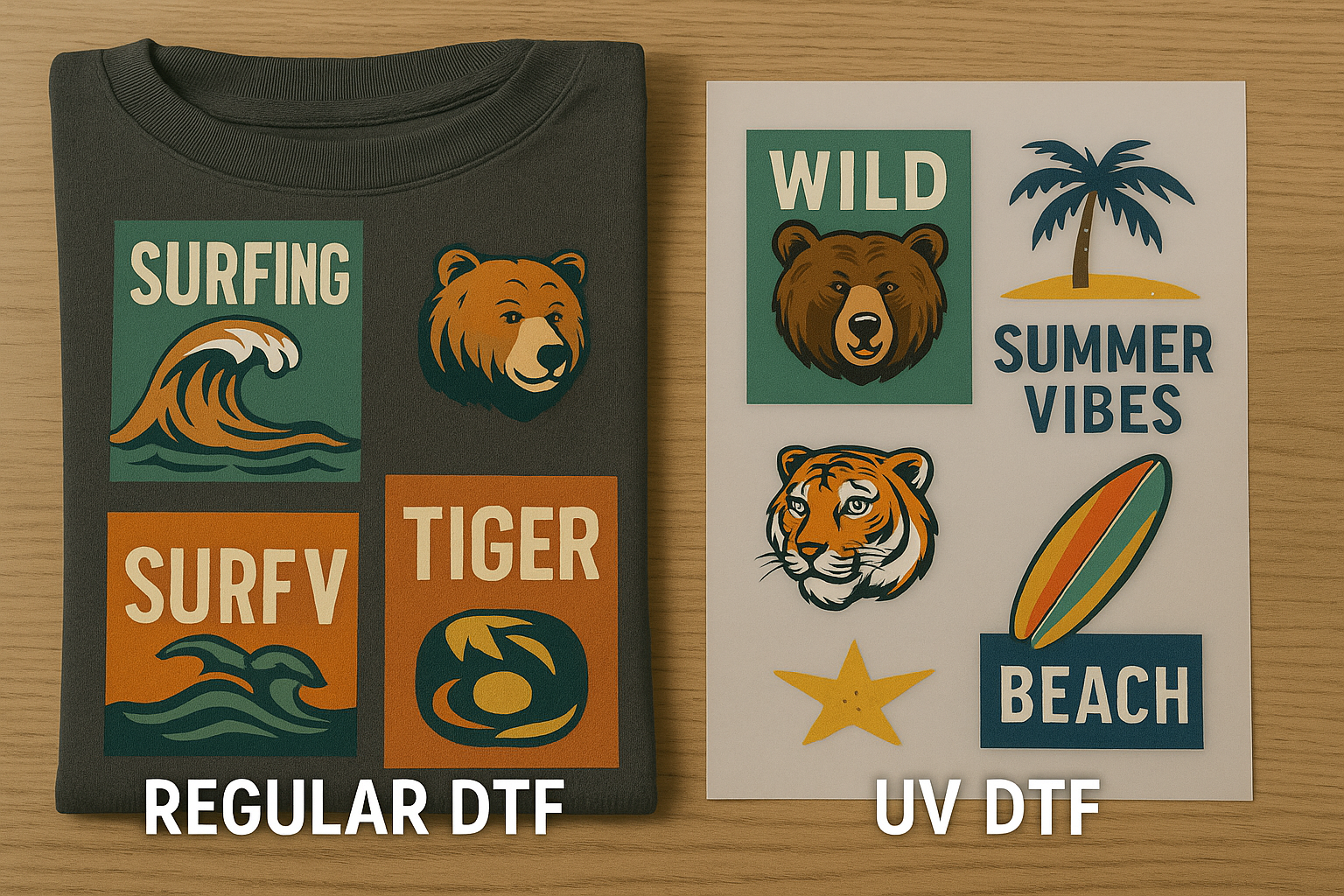 UV DTF vs. Regular DTF: What’s the Difference?
