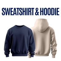 Blank hoodies and sweatshirts at DTF Dallas