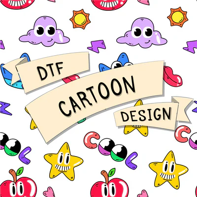 Cartoon-DTF-Transfers-Ready-to-Press - DTF Dallas  