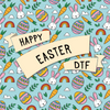 Happy Easter DTF Transfers: Ready to Press