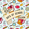 100th Day of School DTF Shirt Designs