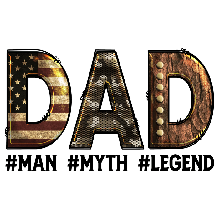 Dad Mode Design pressed on a garment