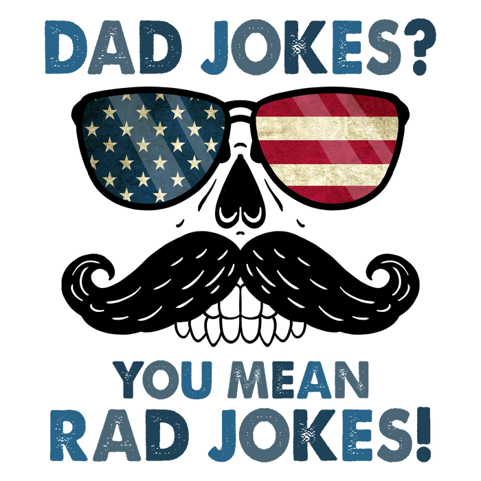 Funny Dad Jokes Design pressed on a garment
