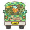 Lucky Truck Saint Patrick's Day Design - DTF Ready To Press