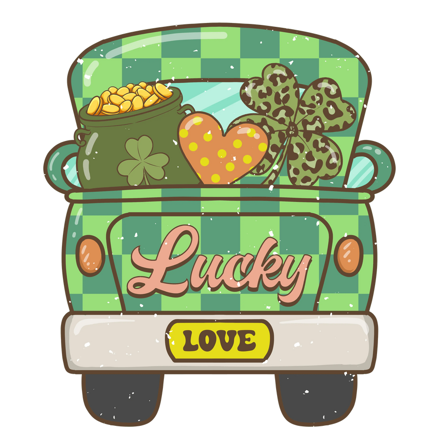 Lucky Truck Saint Patrick's Day Design | DTF Dallas