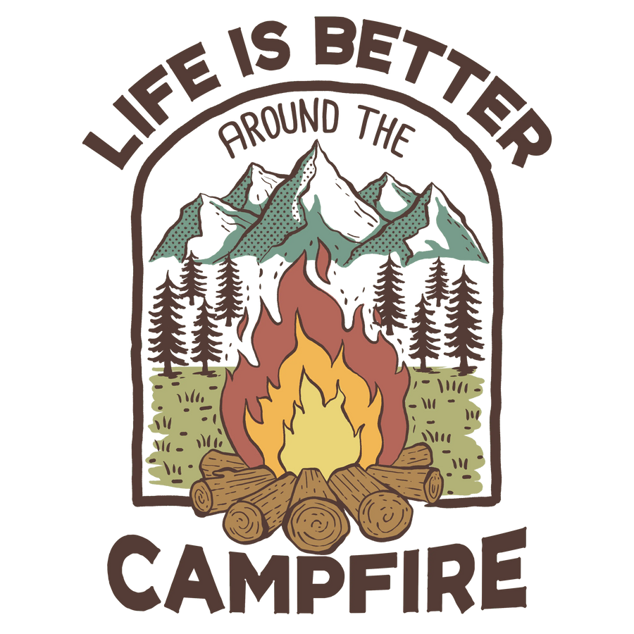 Campfire Design - DTF Ready To Press