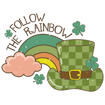 Follow the Rainbow - Saint Patrick's Day Design | DTF Dallas - DTF Dallas 