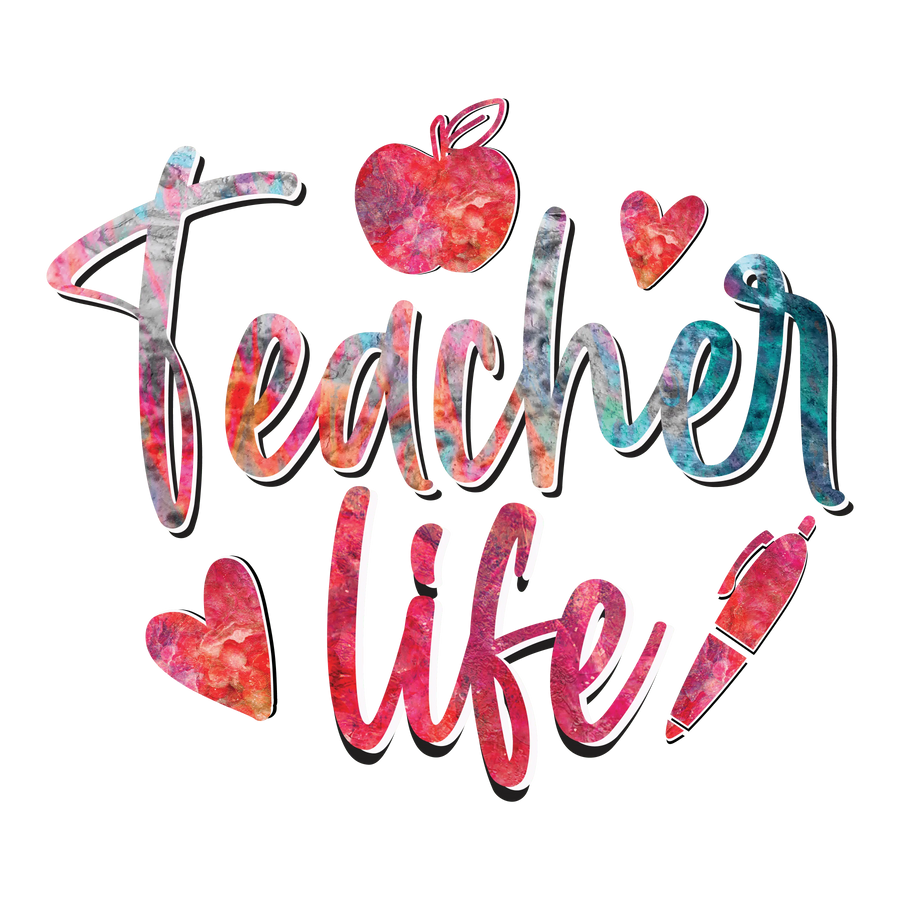 Teacher Life DTF Design - Ready to Press V3 | DTF Dallas