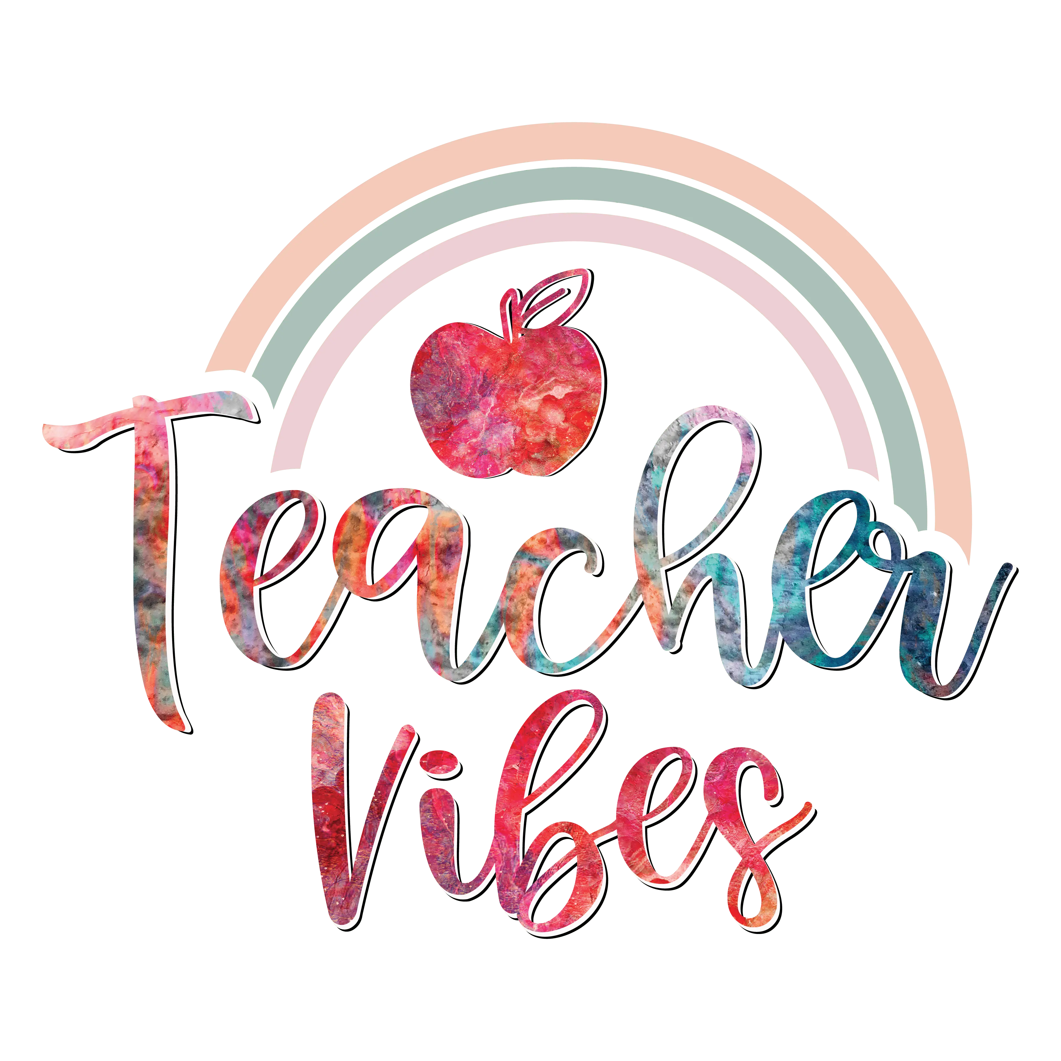 Cool Teacher Vibes Design DTF-Ready to Press V1 | DTF Dallas