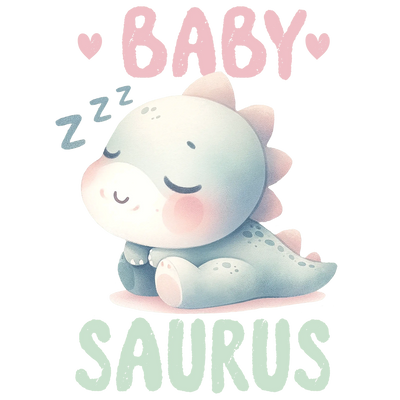 Baby Saurus Design - DTF Ready To Press - DTF Dallas 