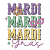 Mardi Gras Party Design - DTF Ready To Press