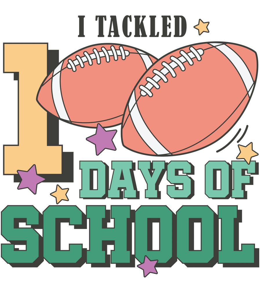 I Tackled 100 Days Of Shool Design - DTF Ready To Press