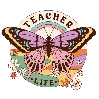 Teacher Life DTF Design - Ready to Press | DTF Dallas - DTF Dallas 