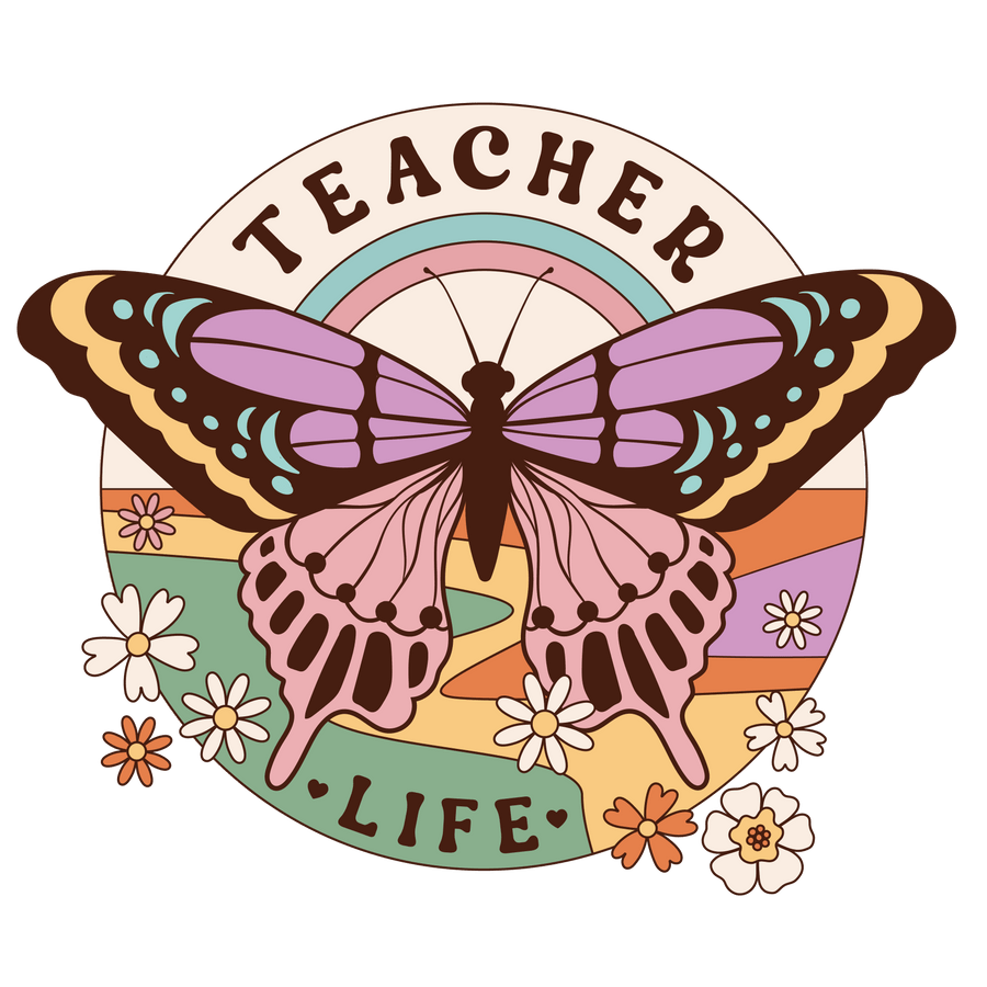 Teacher Life DTF Design - Ready to Press | DTF Dallas