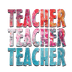 Colorful Teacher Design - DTF Ready To Press