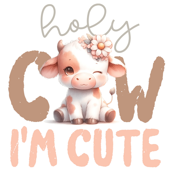Holy Cow Design pressed on a garment