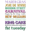 Mardi Gras Carnival Design - DTF Ready To Press