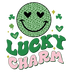 Lucky Charm Saint Patrick's Day Smiley Design - DTF Ready To Press