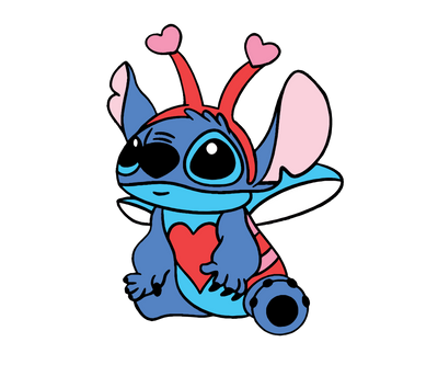 Disney Lilo and Stitch Valentine's Day Design | DTF Dallas - DTF Dallas 