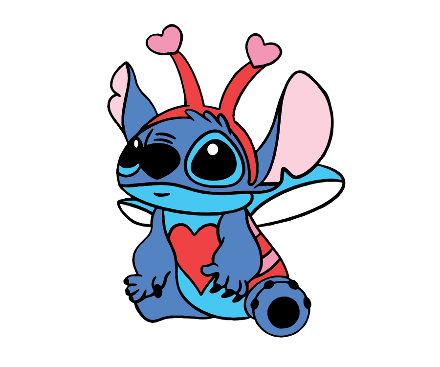 Disney Lilo and Stitch Valentine's Day Design | DTF Dallas