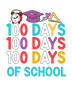 100 Days of School Math Lover Design | DTF Dallas