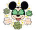 Disney Saint Patrick's Day Mickey Lucky Vibes Design - DTF Ready To Press