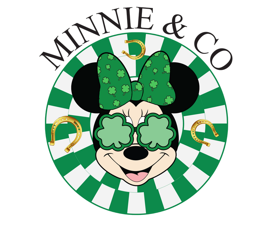 Minnie Mouse Co Saint Patrick's Day Design | DTF Dallas