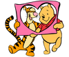 Winnie The Pooh And Tigger Hug Me Design - DTF Ready To Press