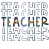 Back to School Teacher Design Ready Press (V1) | DTF Dallas