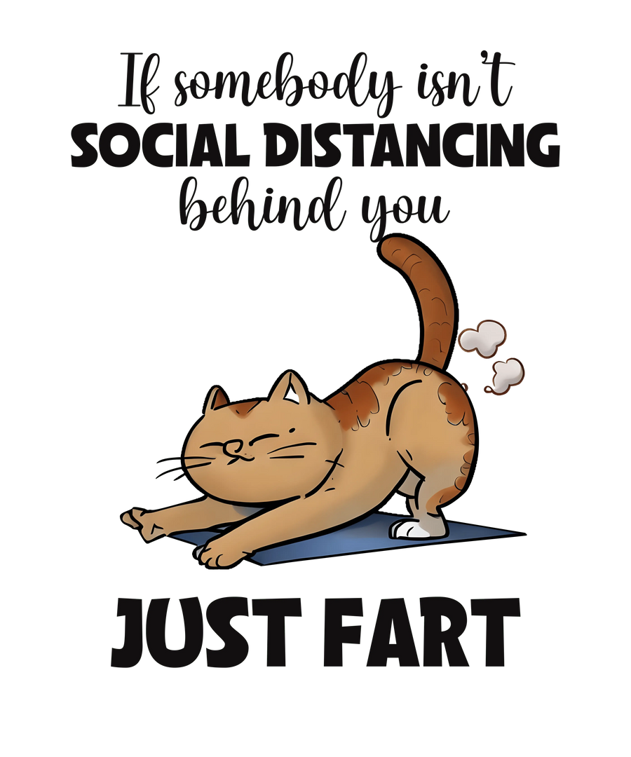 Crazy Orange Cat Design - DTF Ready To Press