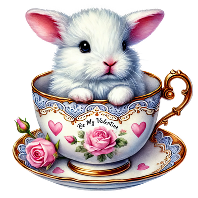 Be My Valentine's Day Bunny Design | DTF Dallas - DTF Dallas 