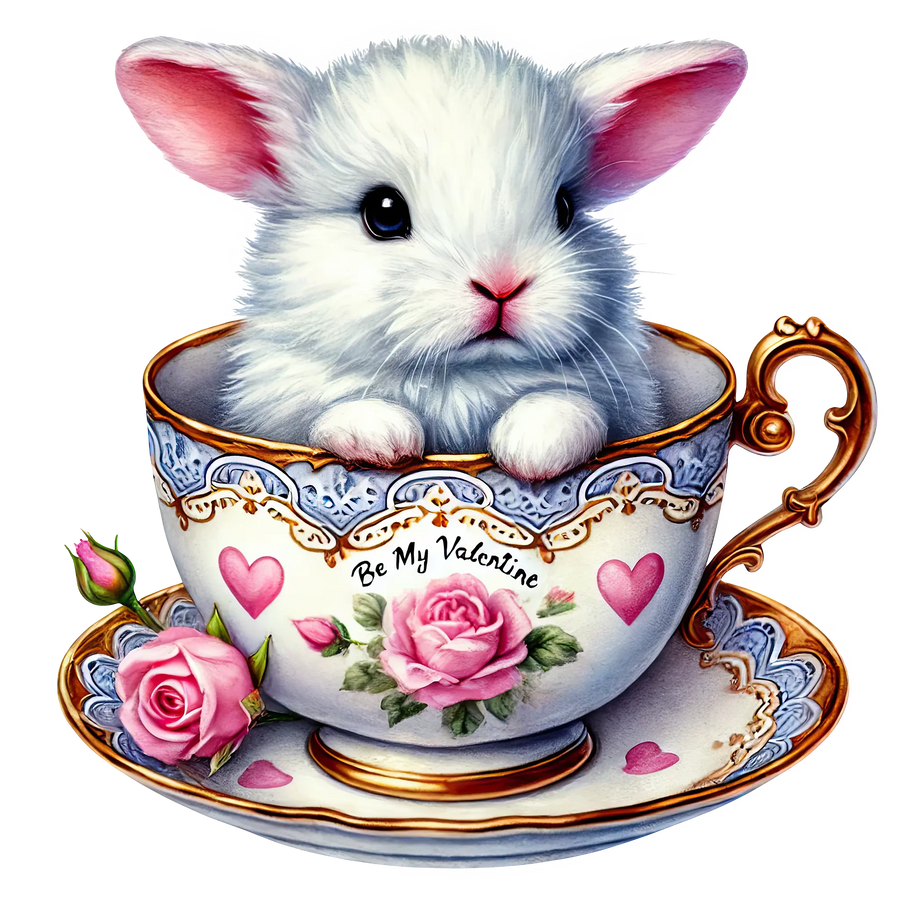 Be My Valentine's Day Bunny Design | DTF Dallas