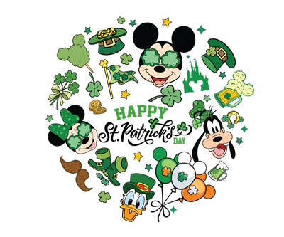 Mickey Mouse Happy St. Patrick's Day Design | DTF Dallas - DTF Dallas 