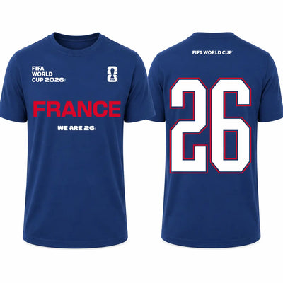 FIFA World Cup 2026 France Shirt - Official "We Are 26" T-shirt - DTF Dallas 