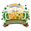 Saint Patrick's Day Beer And Rainbow Design - DTF Ready To Press