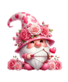 Gnome Cupid Valentine's Day Design - DTF Ready To Press