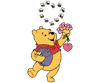 Winnie The Pooh Valentine Design - DTF Ready To Press