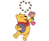 Winnie The Pooh Valentine Design - DTF Ready To Press