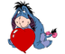 Eeyore Heart Winnie the Pooh Design | DTF Dallas