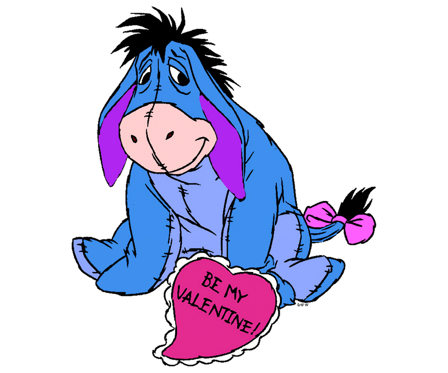 Winnie the Pooh Eeyore Be My Valentine Design | DTF Dallas