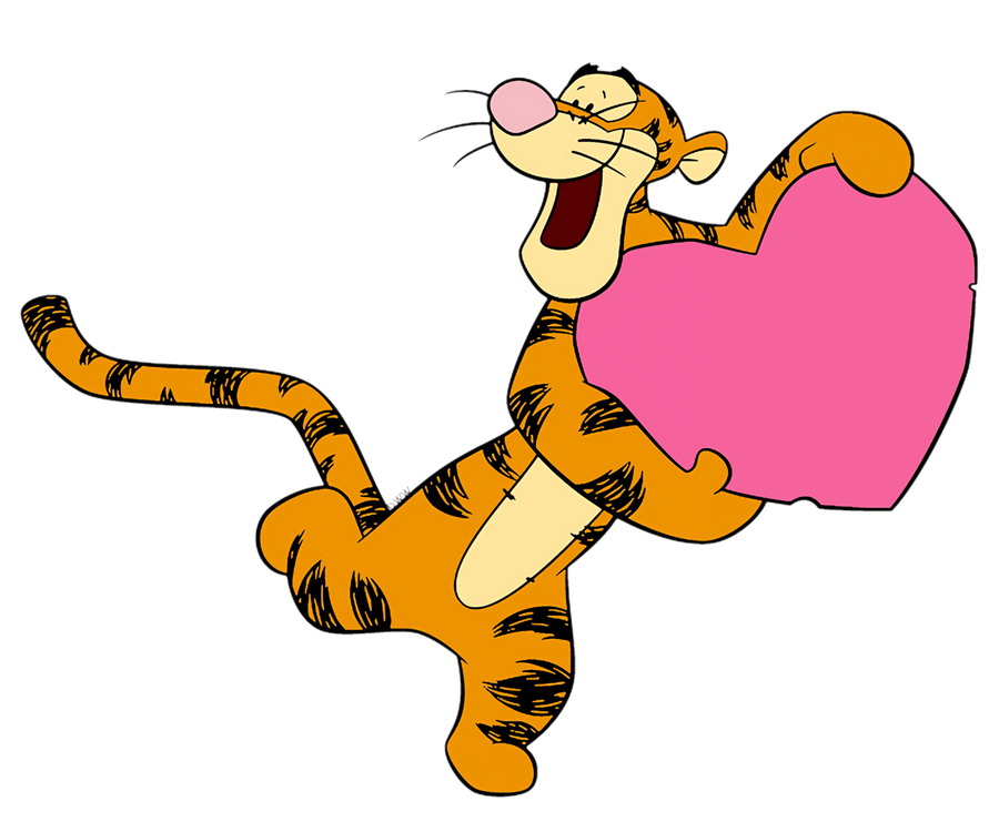 Winnie the Pooh Tigger Valentine's Day DTF | DTF Dallas